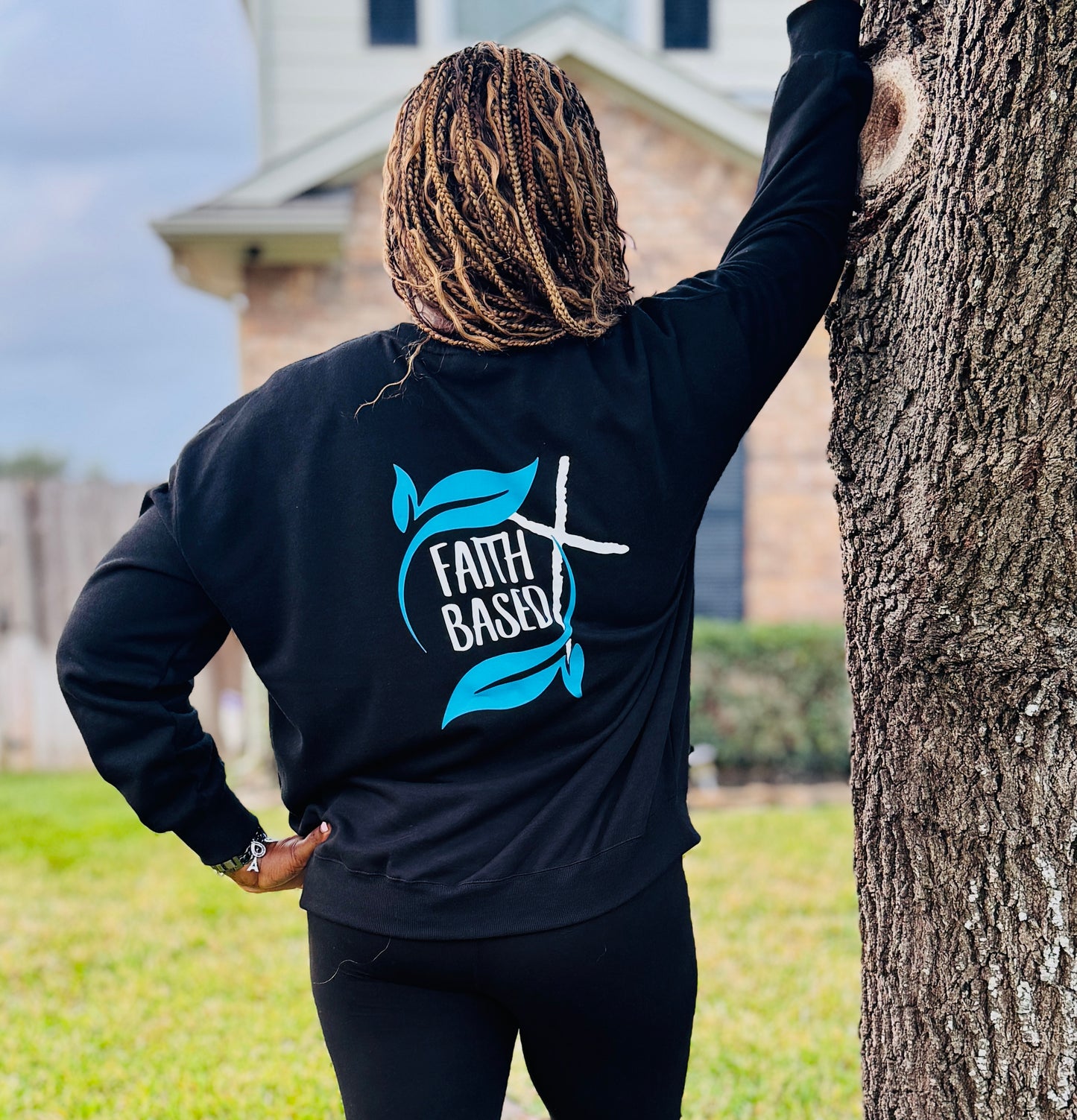 Faith Based Sweatshirt - Black
