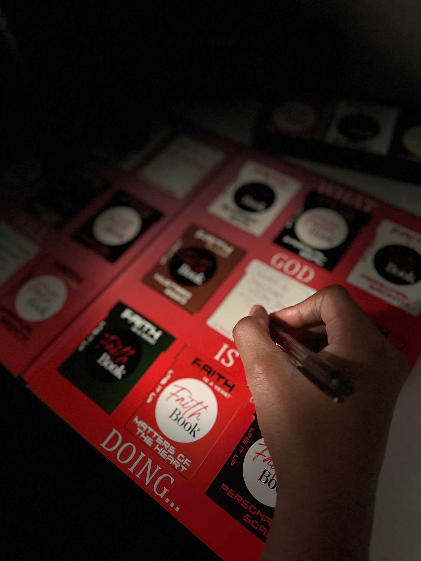 Faithbook - A Godly Vision Board Kit for Guidance and Inspiration with Biblical Principles