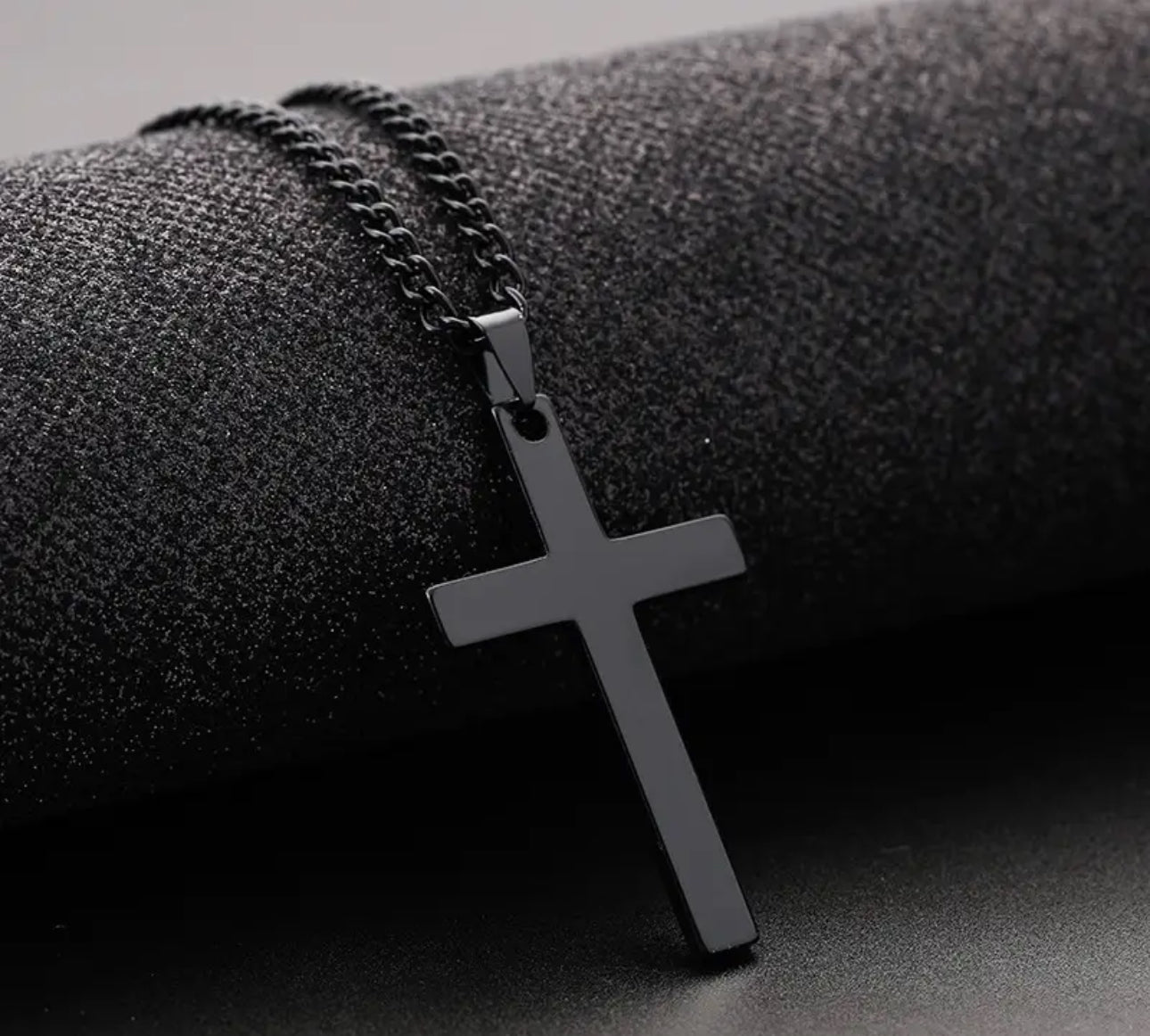 Black Cross Pendant
