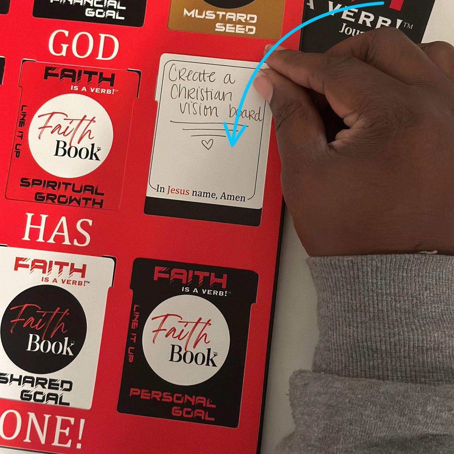 Faithbook prayer target card decks including Matters of the Heart