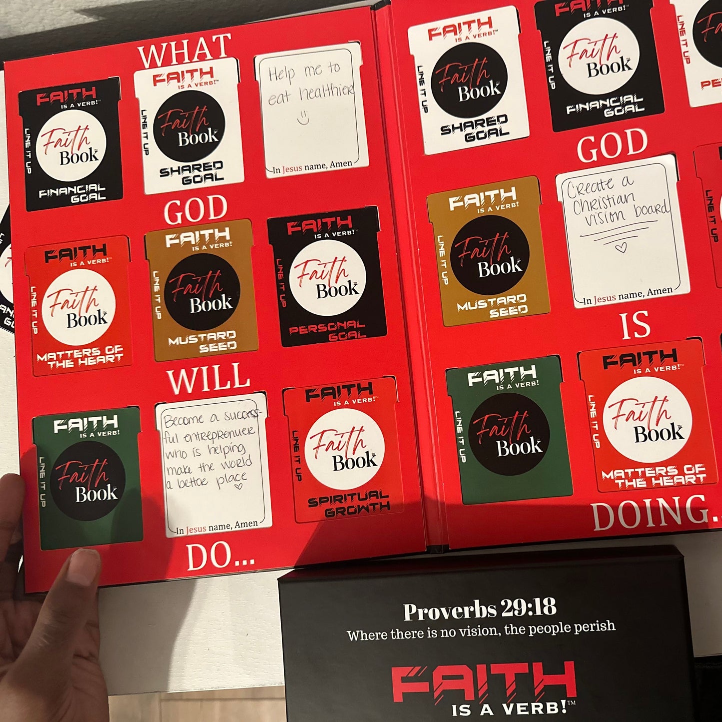  Customizable prayer cards with blank back side for specific prayers