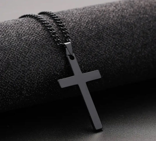 Black Cross Pendant