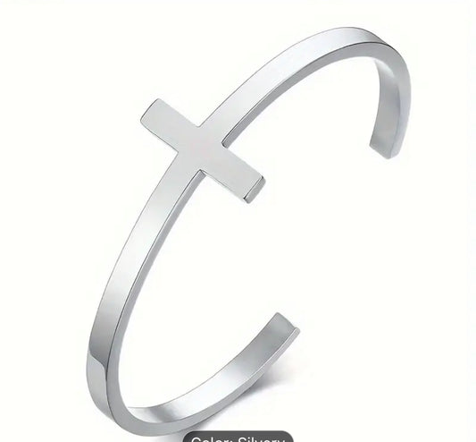 Cross Cuff Bracelet